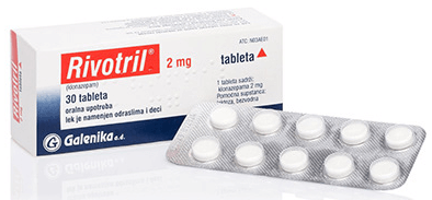 Rivotril 2 mg pill